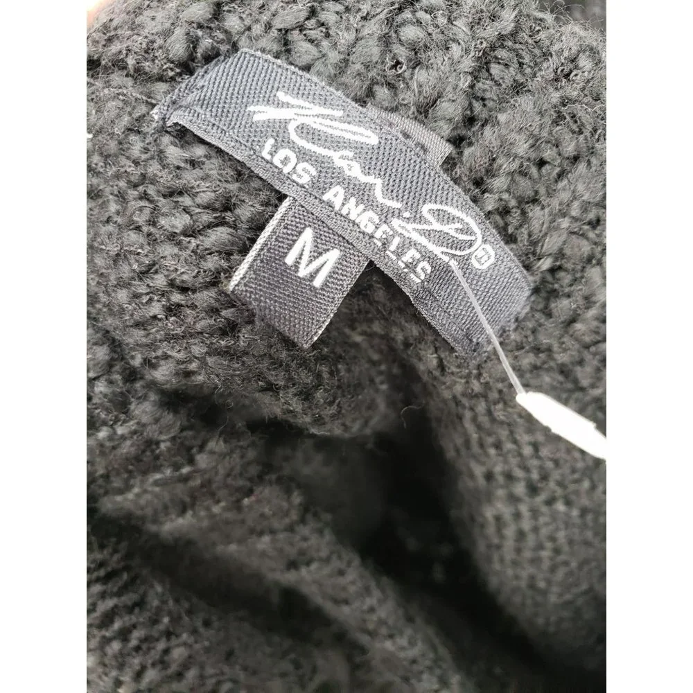 Kian D Pullover Sweater Mens Cotton Knit Crew Neck Soft Size Medium‎